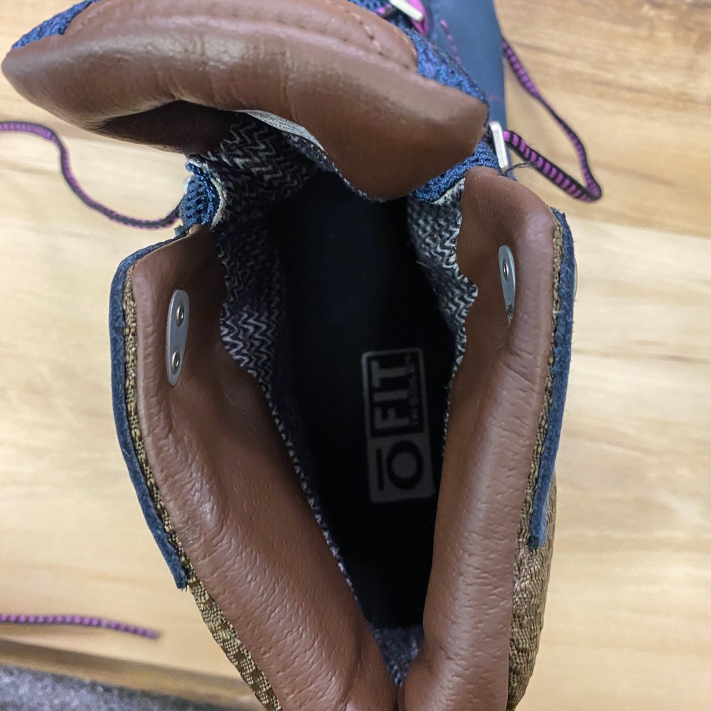 Oboz Bridger Mid B-DRY Hiking Boots Size 8 Waterproof Trail Shoes Navy Blue - Picture 5 of 11